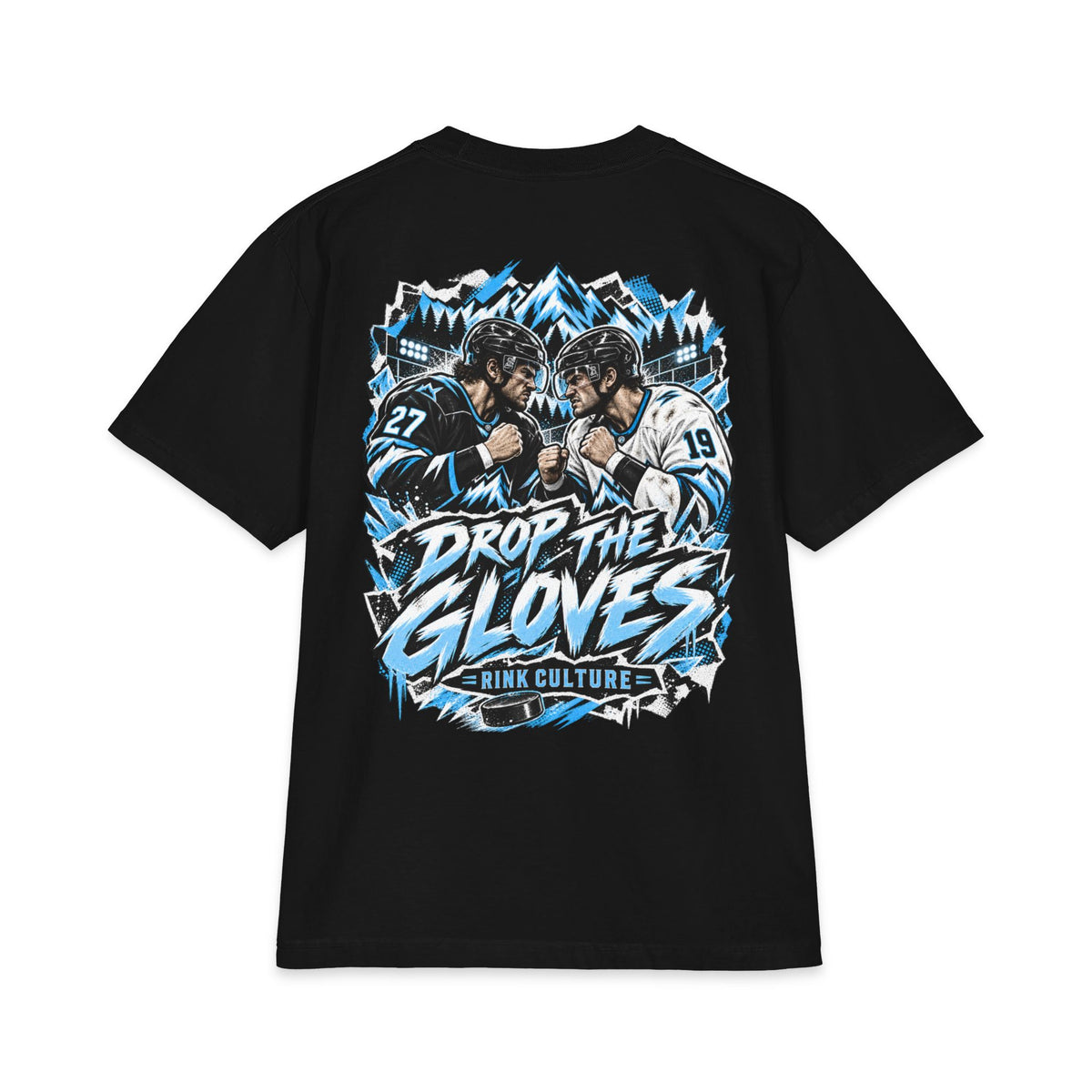 Rink culture t-shirt drop the gloves
