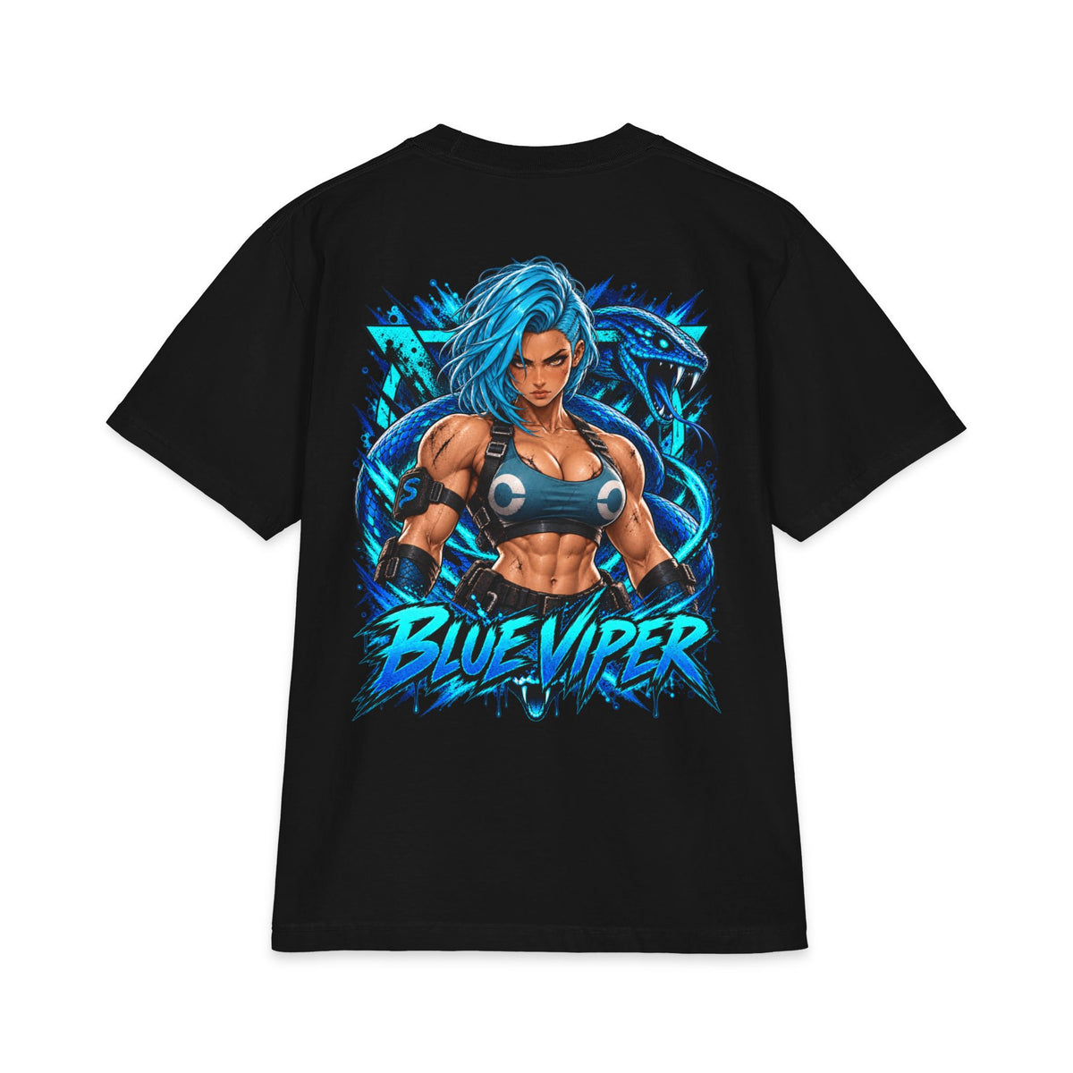 fighters 2.0 t-shirt blue viper