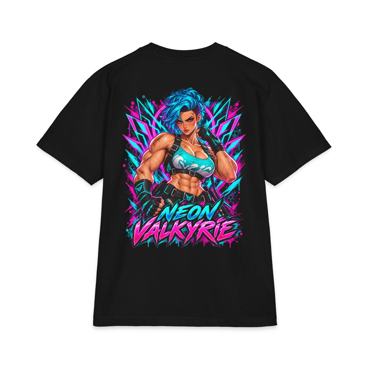 fighters 2.0 t-shirt neon valkyrie