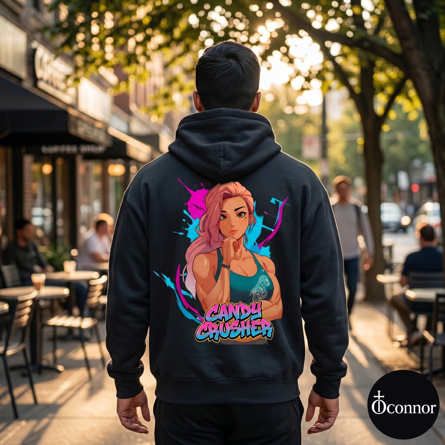 Anime gym hoodies collection - 8 exclusive Gymrats character designs by O'Connor