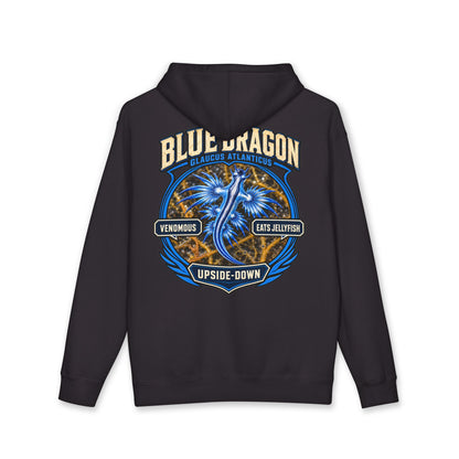 Stranger animals hoodie blue dragon
