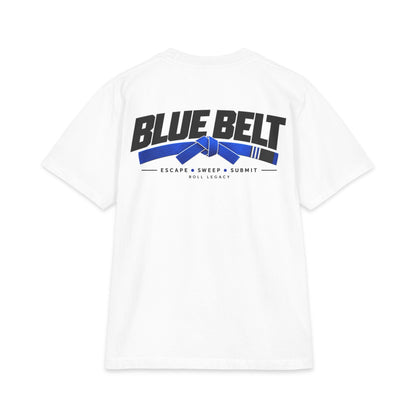 roll legacy t-shirt blue belt
