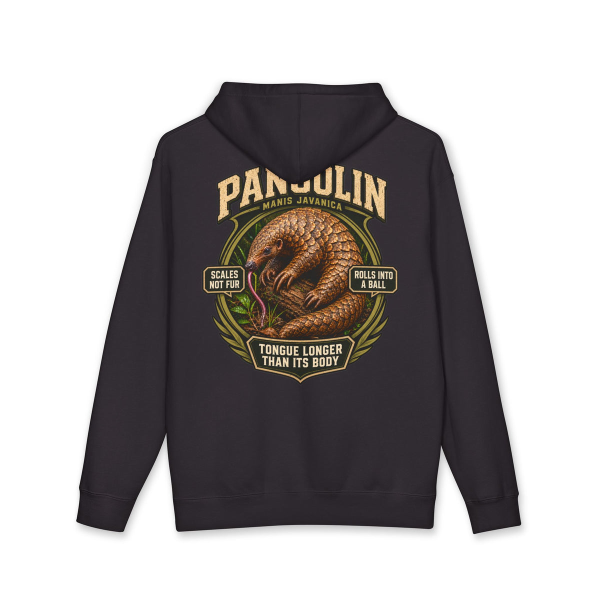 Stranger animals hoodie pangolin