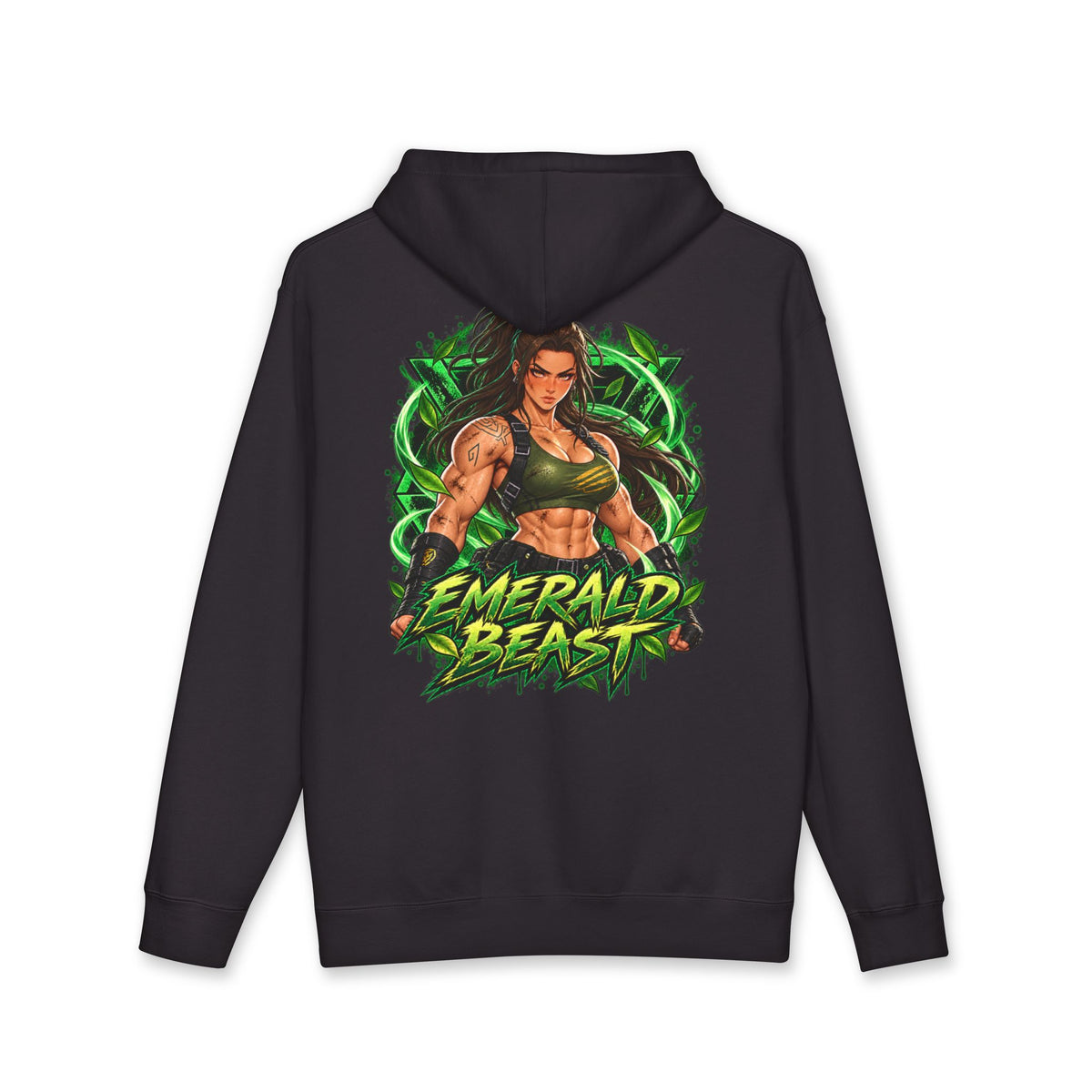 Gymrats 2.0 hoodie emerald beast