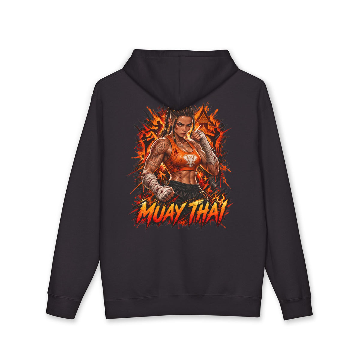 fighters 2.0 hoodie woman muay thai