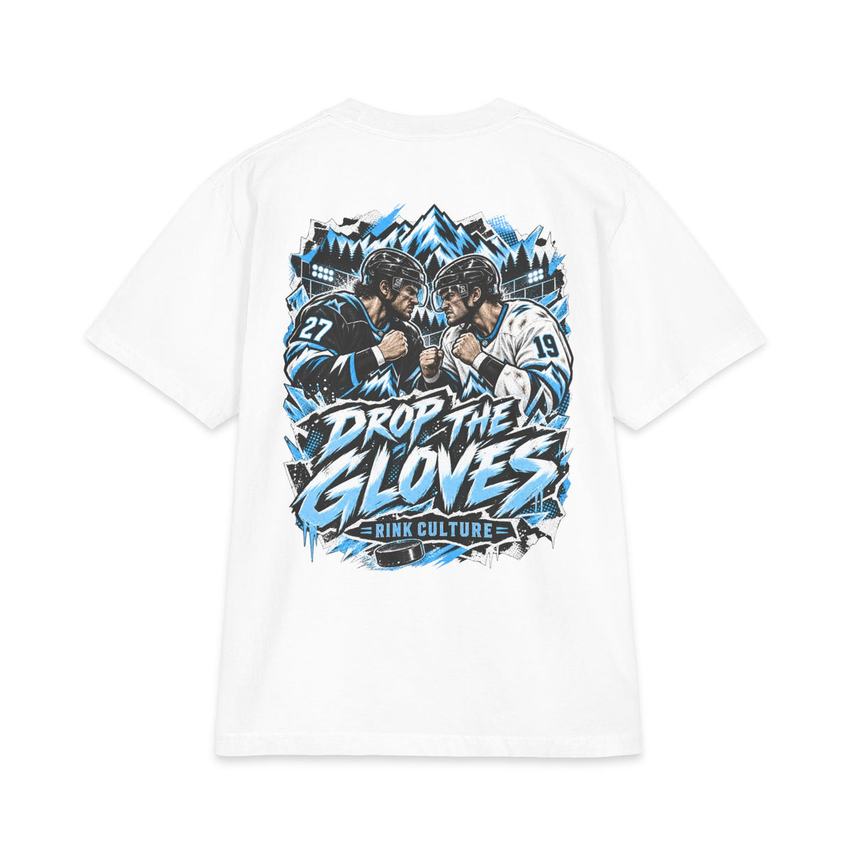 Rink culture t-shirt drop the gloves