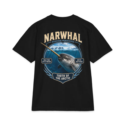 stranger animals tshirt narwhal