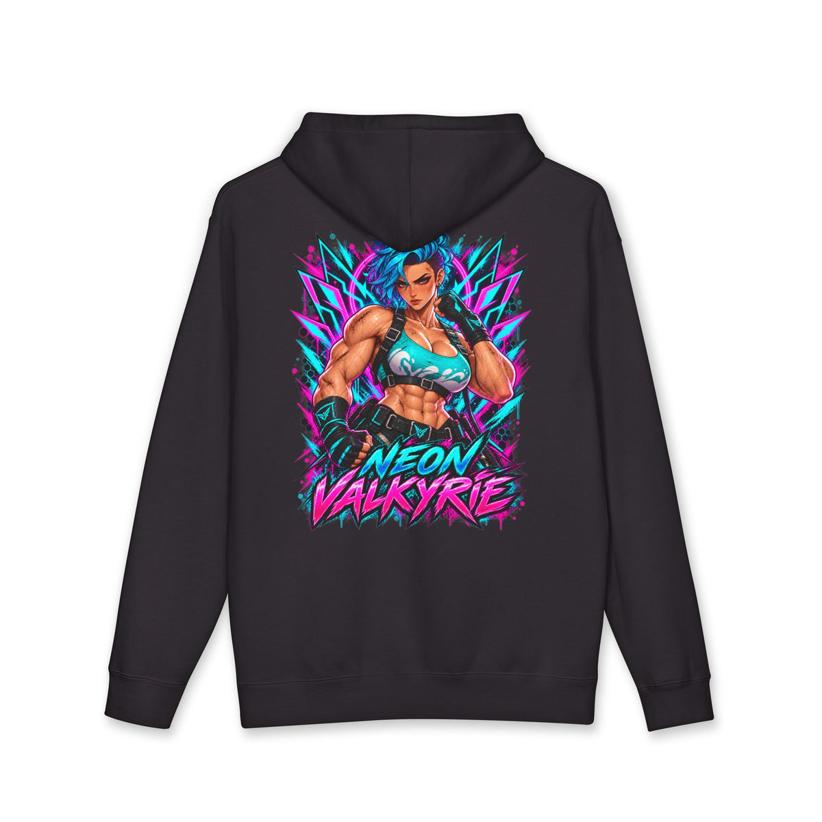 Gymrats 2.0 hoodie neon valkyrie