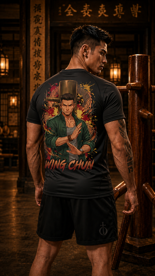Wing Chun Men — Anime Martial Arts Performance Tee | O'Connor Fighters