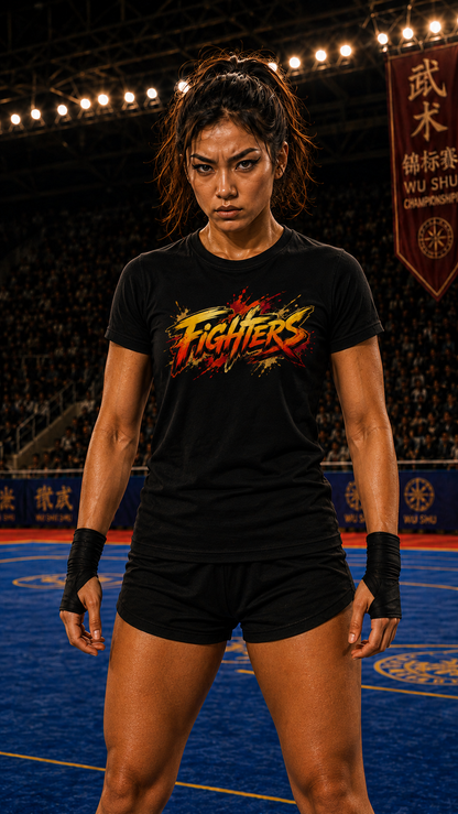 Wu Shu Women — Anime Martial Arts Cotton Tee | O'Connor Fighters