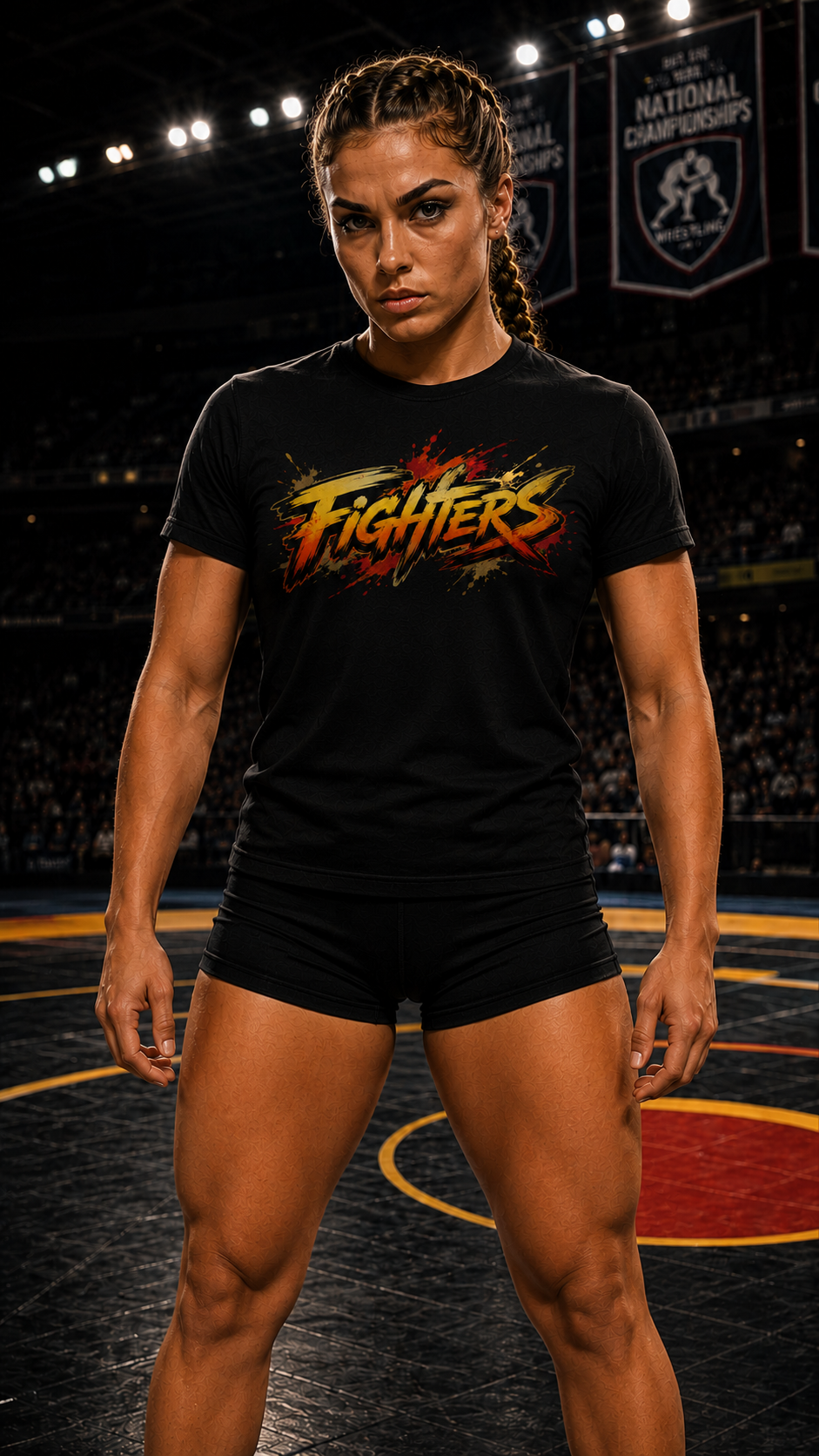 Wrestling Women — Anime Martial Arts Cotton Tee | O'Connor Fighters