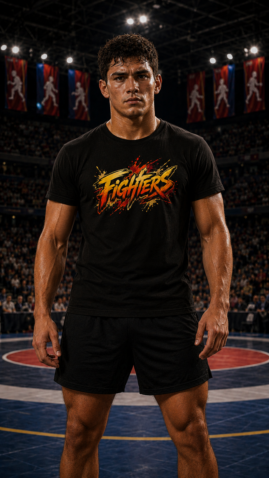 Wrestling Men — Anime Martial Arts Cotton Tee | O'Connor Fighters