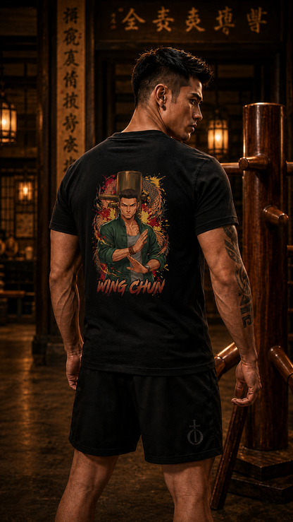 Wing Chun Men — Anime Martial Arts Cotton Tee | O'Connor Fighters