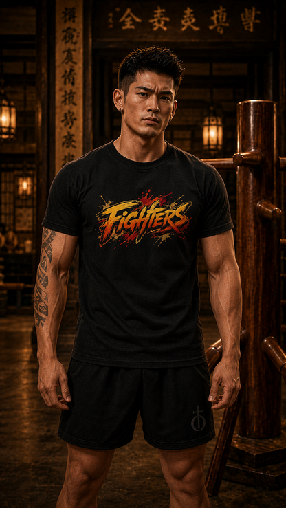 Wing Chun Men — Anime Martial Arts Cotton Tee | O'Connor Fighters