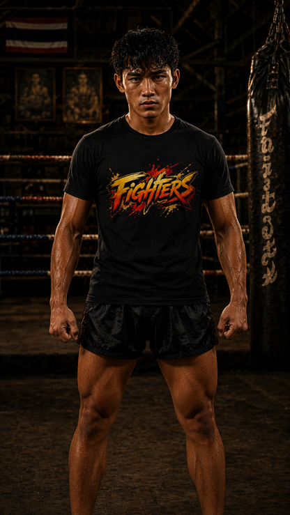 Muay Thai Men — Anime Martial Arts Cotton Tee | O'Connor Fighters