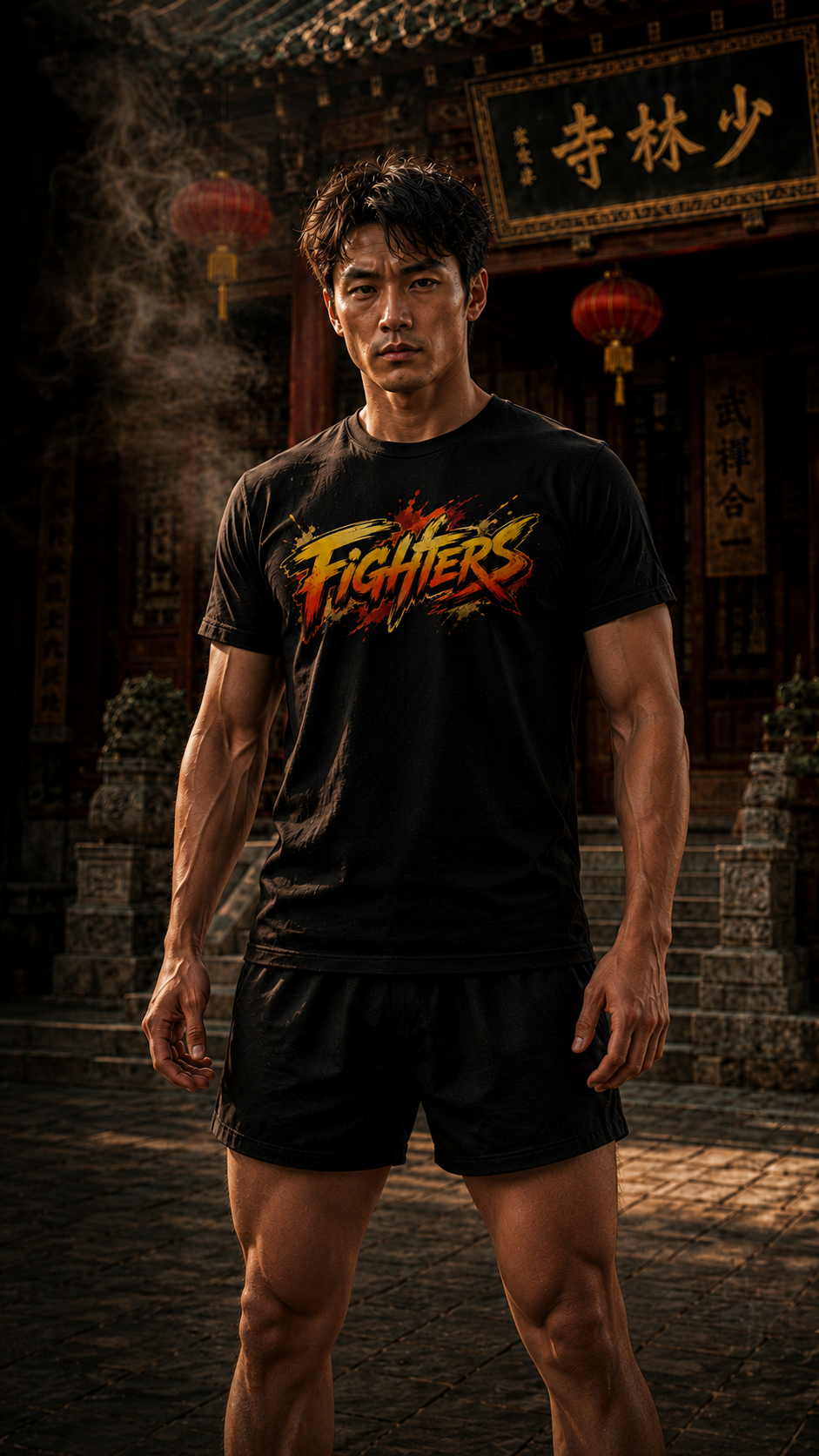 Kung Fu Men — Anime Martial Arts Cotton Tee | O'Connor Fighters