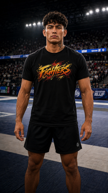 Grappling Men — Anime Martial Arts Cotton Tee | O'Connor Fighters