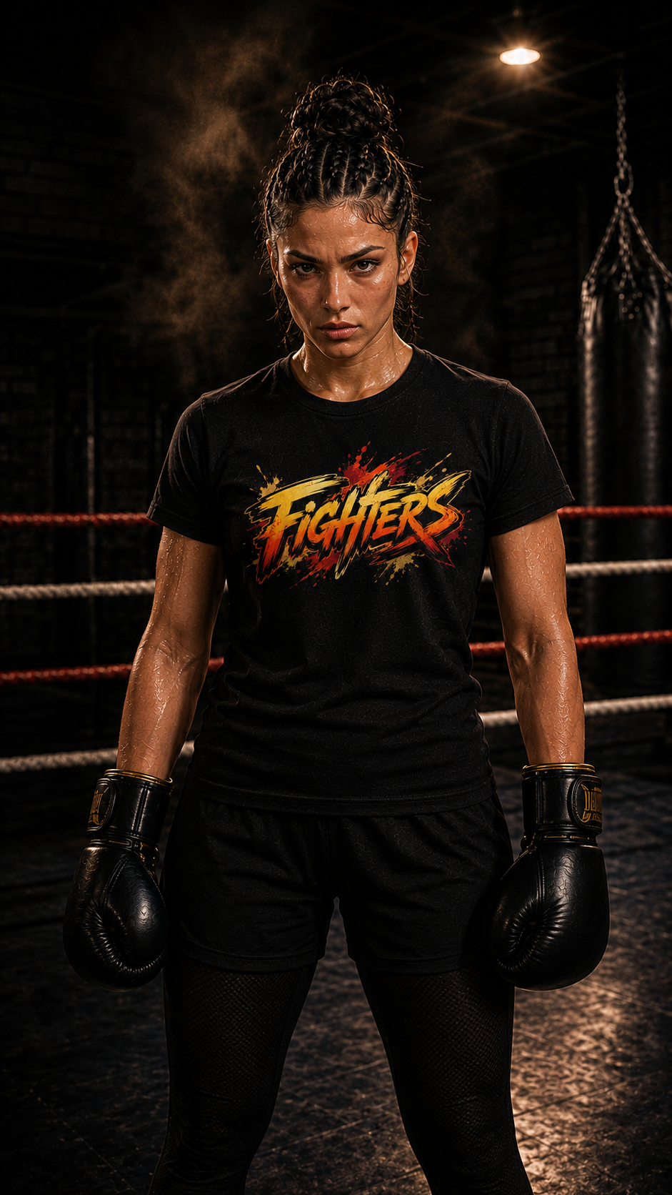 Boxing Women — Anime Martial Arts Cotton Tee | O'Connor Fighters