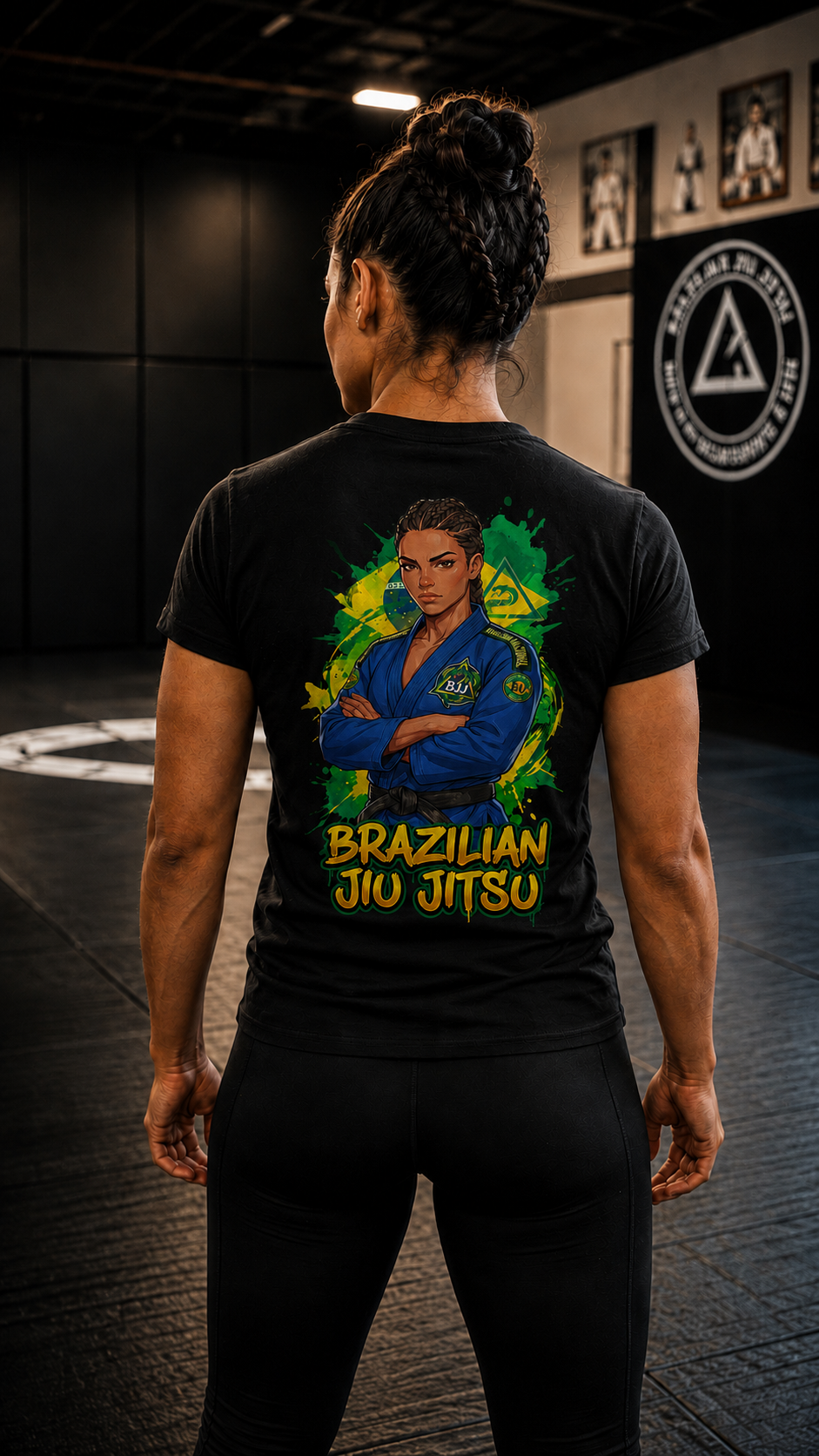 Brazilian Jiu Jitsu Women — Anime Martial Arts Cotton Tee | O'Connor Fighters