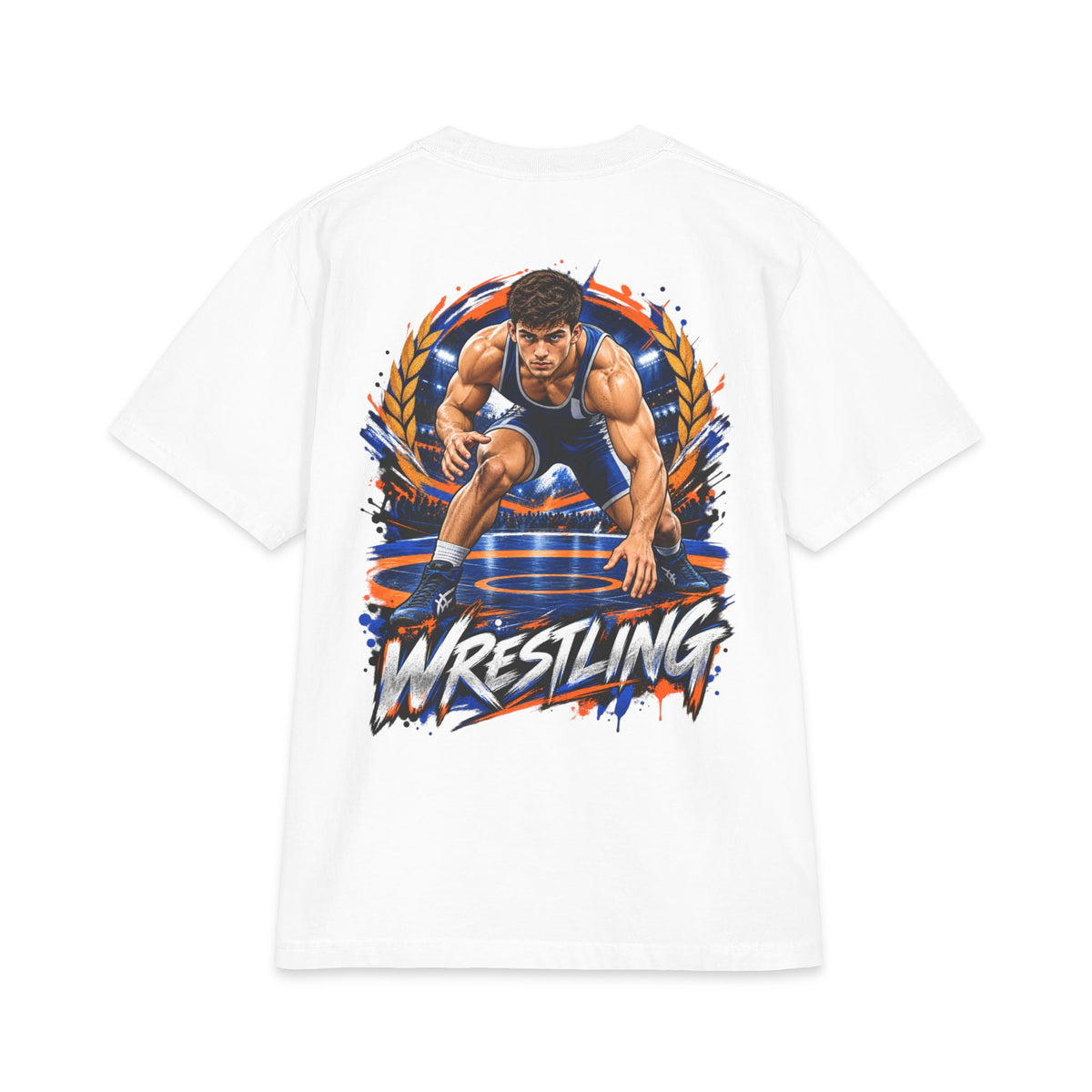Fighters 2.0 t-shirt man wrestling