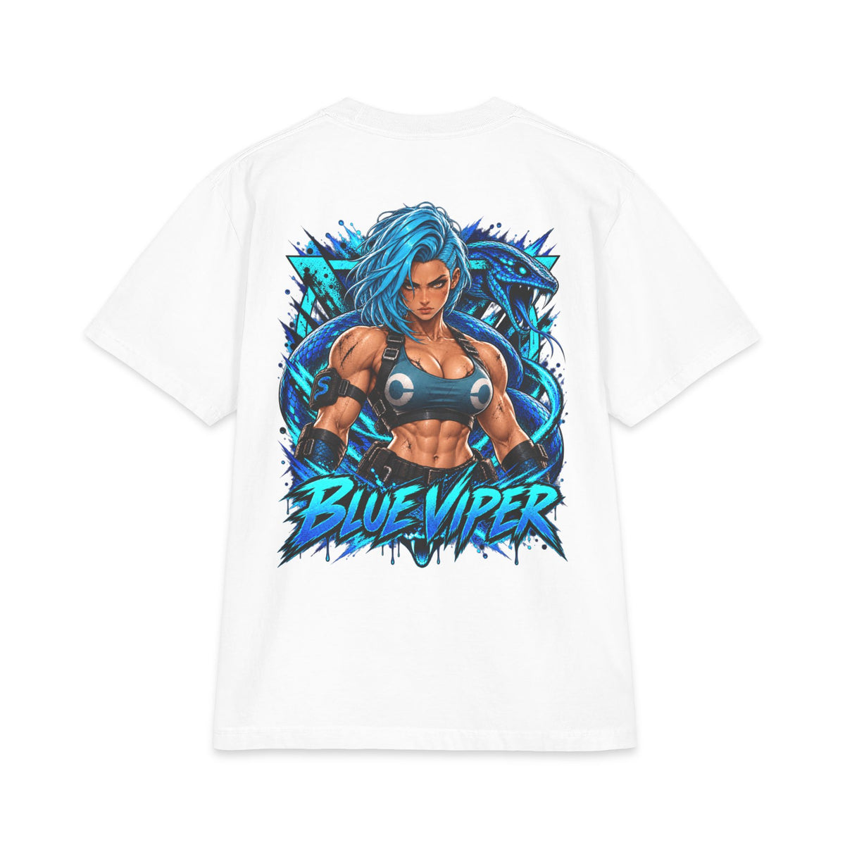 fighters 2.0 t-shirt blue viper