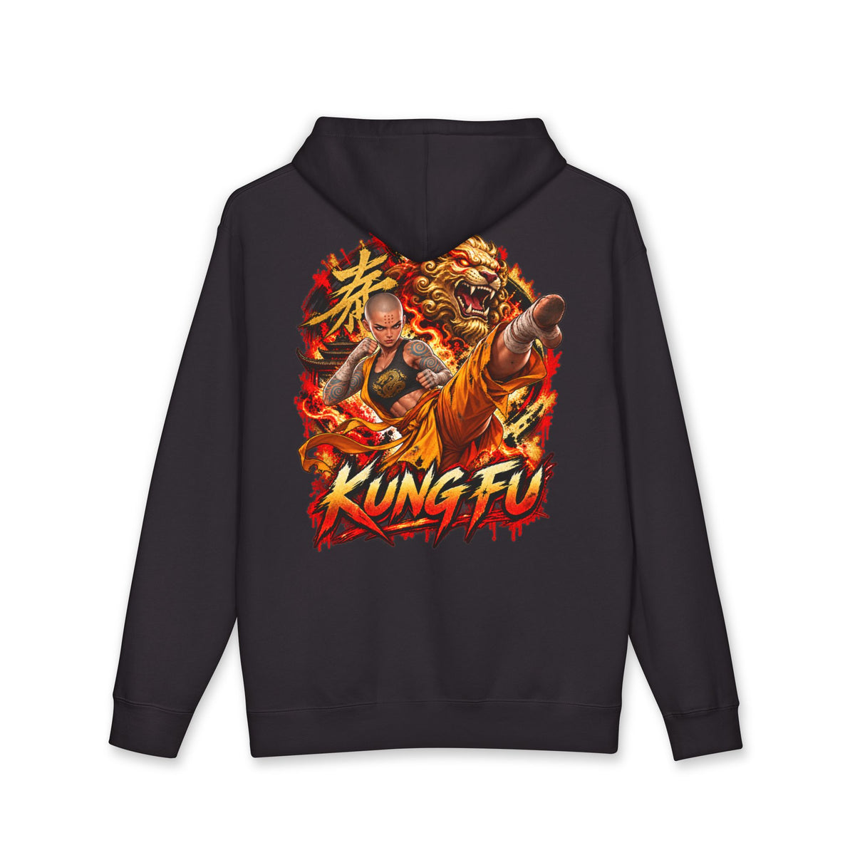 fighters 2.0 hoodie woman kung fu