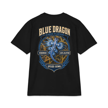 stranger animal t-shirt blue dragon