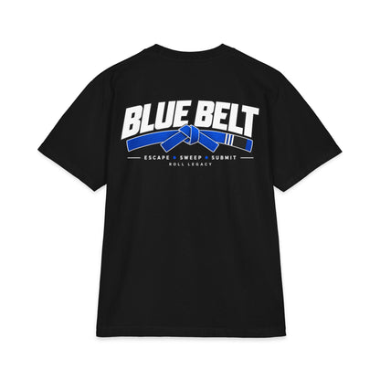 roll legacy t-shirt blue belt