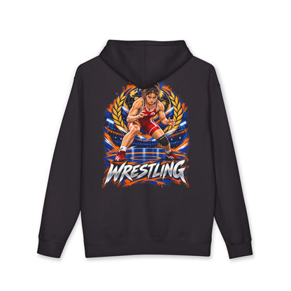 fighters 2.0 hoodie woman wrestling