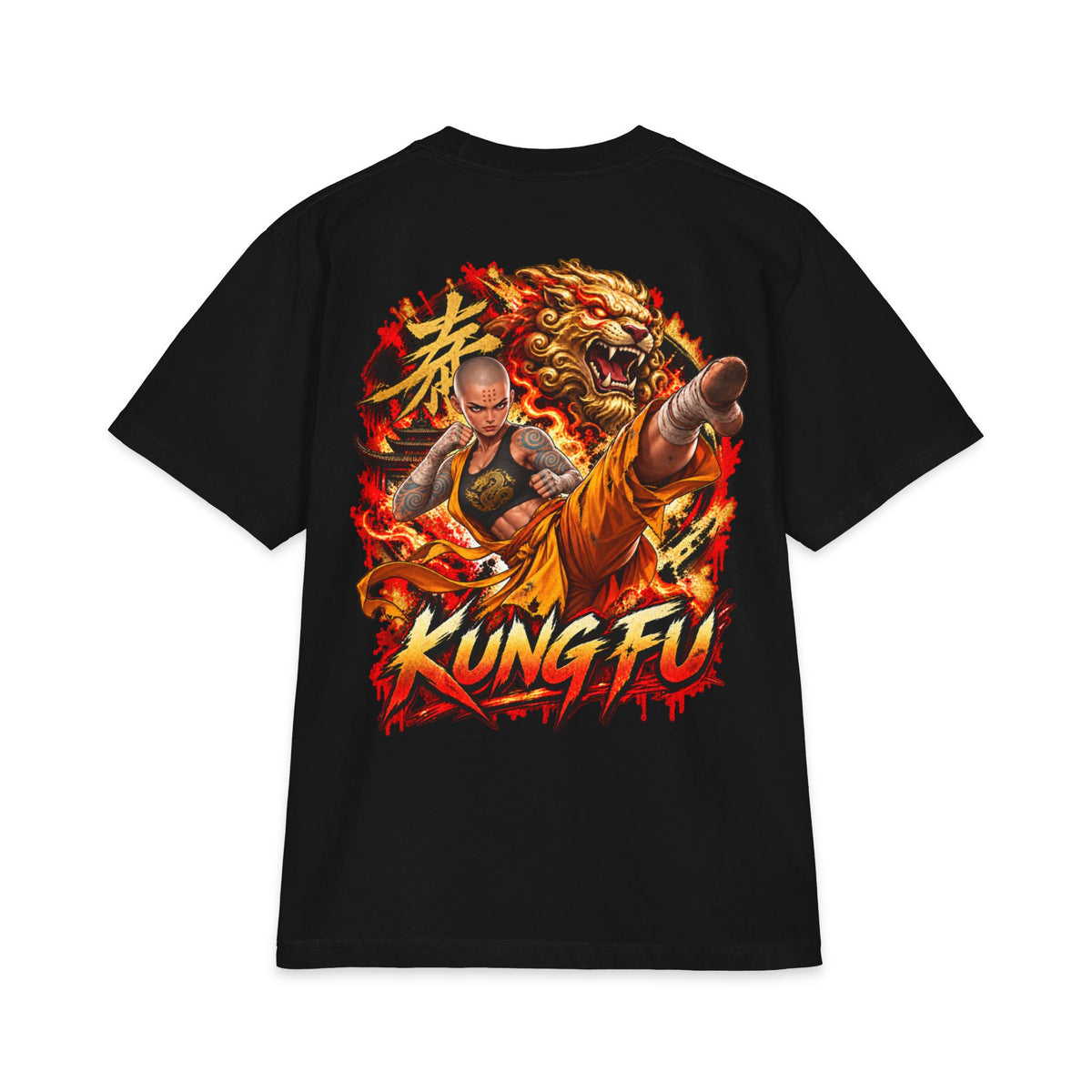 Fighters 2.0 t-shirt woman kung fu
