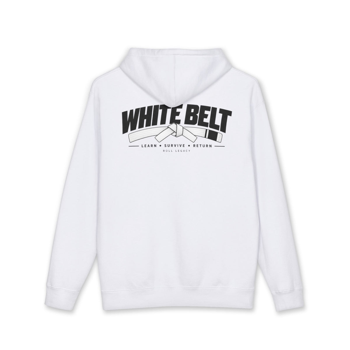 Roll legacy hoodie white belt