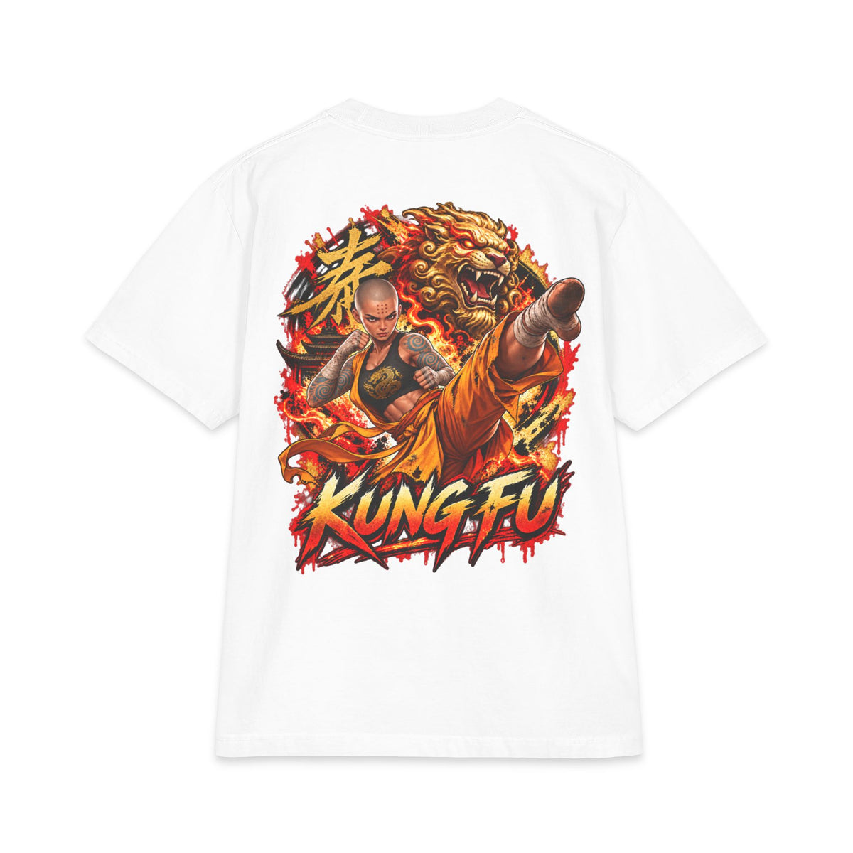 Fighters 2.0 t-shirt woman kung fu